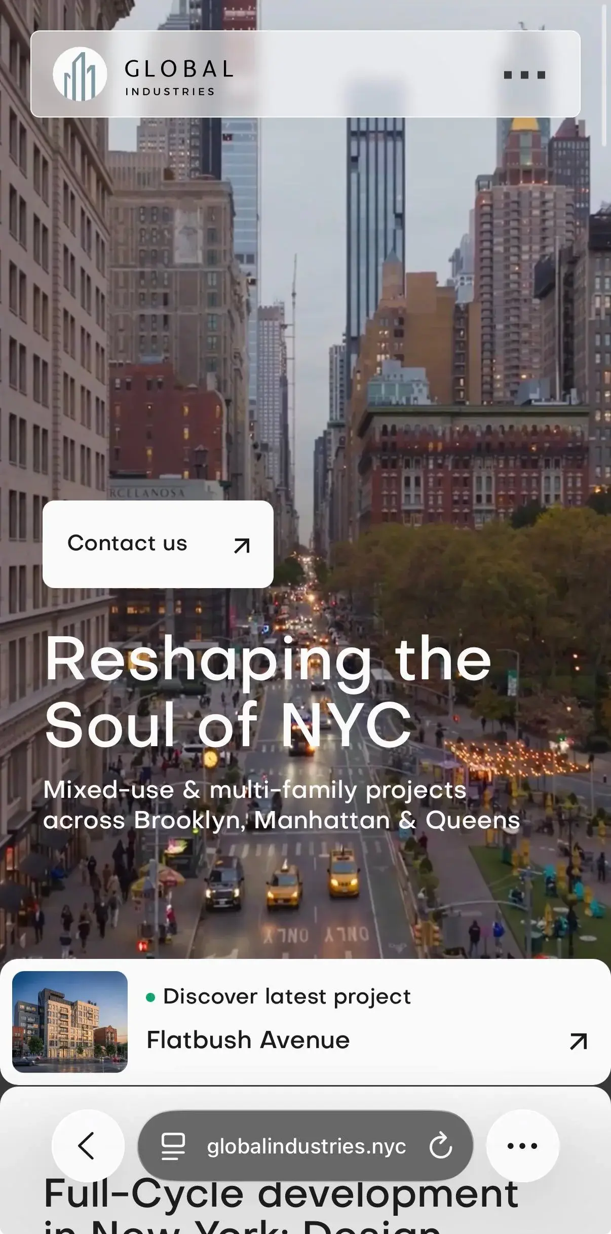 Responsive mobile presentation