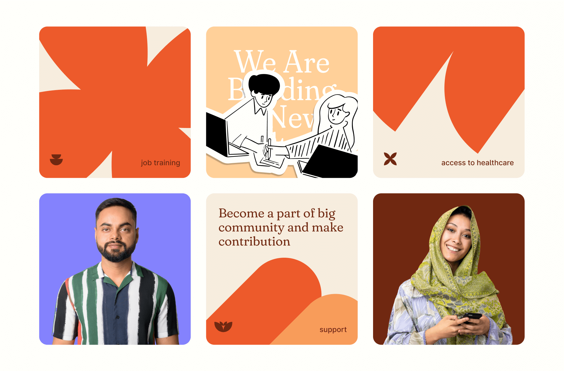 Silk Road Foundation: Logo and message, 5
